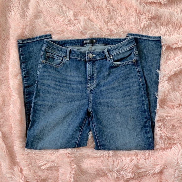 Simply Vera Vera Wang Denim - Vera Wang Crop Skinny Jeans - Size 10